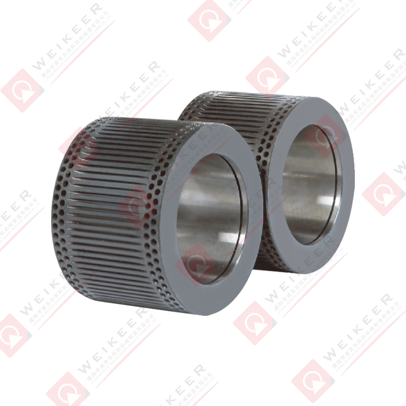 বন্ধ ঢেউতোলা এবং ডিম্পল্ড GCr15 পেলেট রোলার